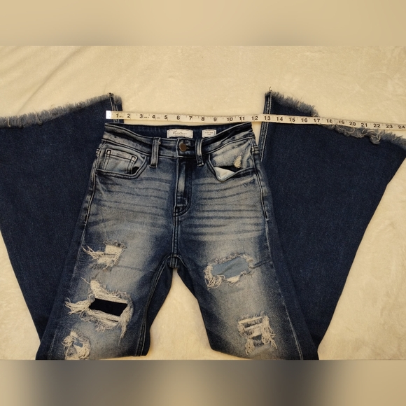KanCan high rise flare jeans size 24 - Picture 13 of 13
